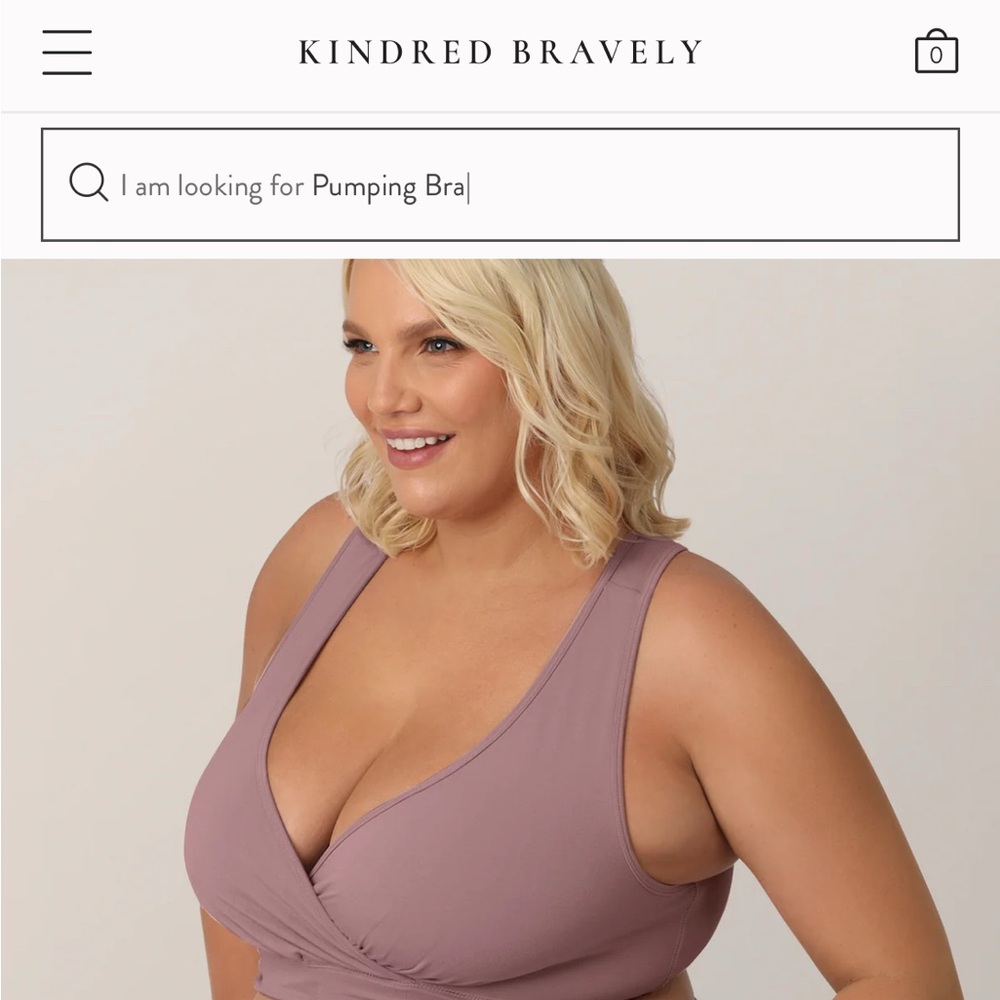 French Terry Racerback Nursing & Sleep Bra NWT